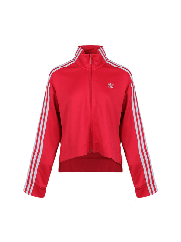 adidas阿迪达斯三叶春季女子训练步运动夹克外套 ED4755