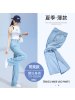 天丝软牛仔裤女夏季薄款2025新款高腰直筒窄版小个子冰丝阔腿长裤