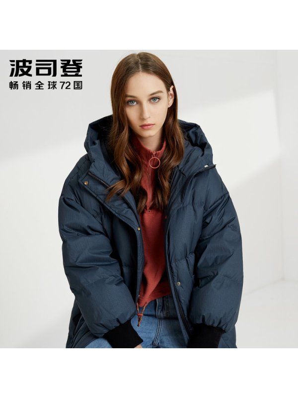 波司登女新款长款羽绒服时尚保暖防寒气质外套冬