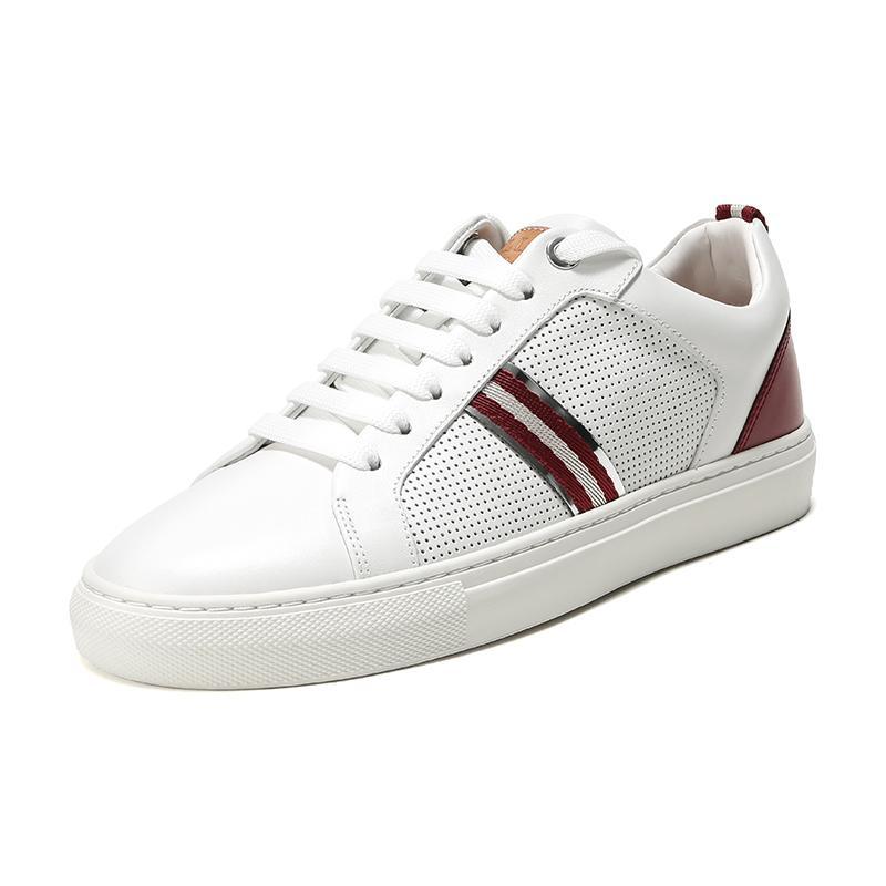 bally巴利男士皮质系带条纹运动鞋heynerfo视频