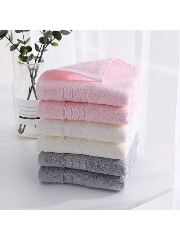 Ceba 35*35cm纯棉吸水素色提缎方巾宝宝小毛巾礼品