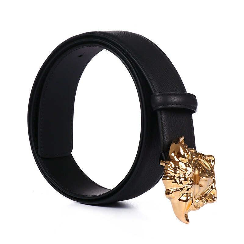 Versace 范思哲 奢侈品 男士皮革板扣皮带腰带 DCU4140 DGOV2