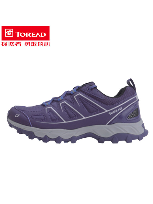 探路者户外男女秋冬运动跑步低帮徒步越野跑鞋KFFF91333
