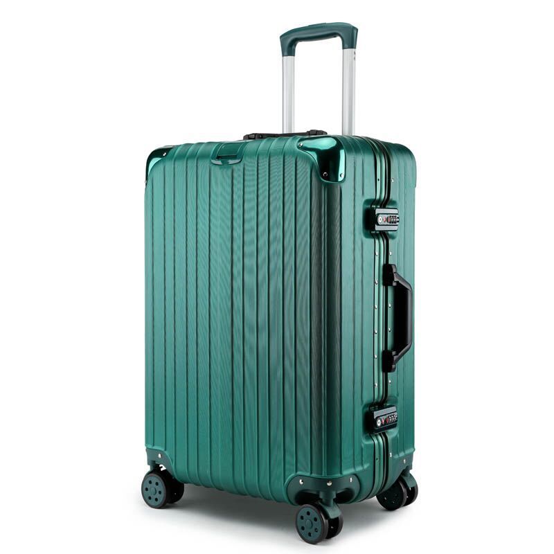 threesons铝框拉杆箱定制图案万向轮行李耐磨登机密码箱20寸旅