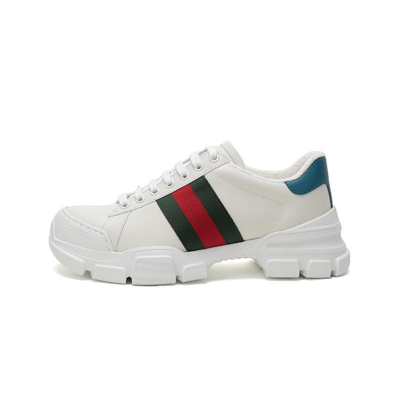 GUCCI 古驰 男士 皮革系带休闲鞋运动鞋 624701 0FI60