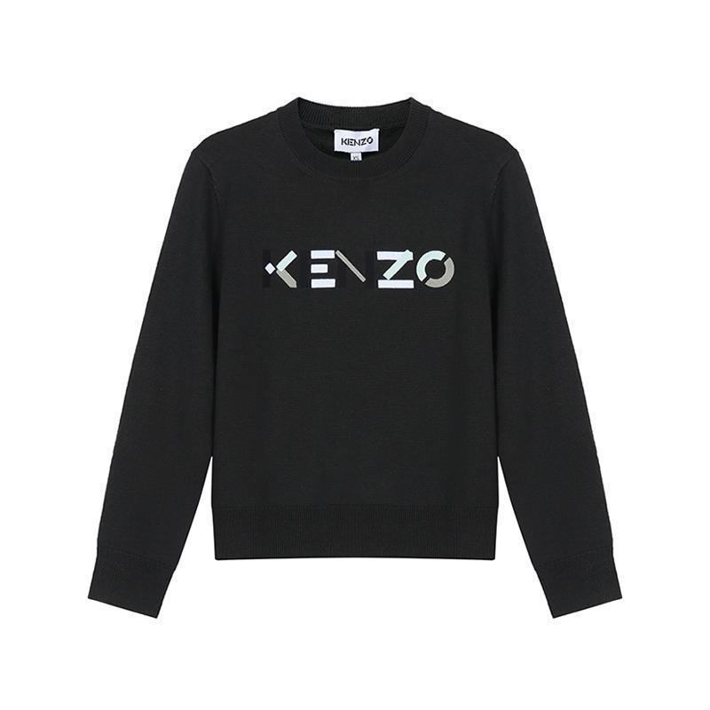 高田贤三 KENZO 女士 羊毛圆领长袖针织衫毛衣FB6 2PU639 3LA