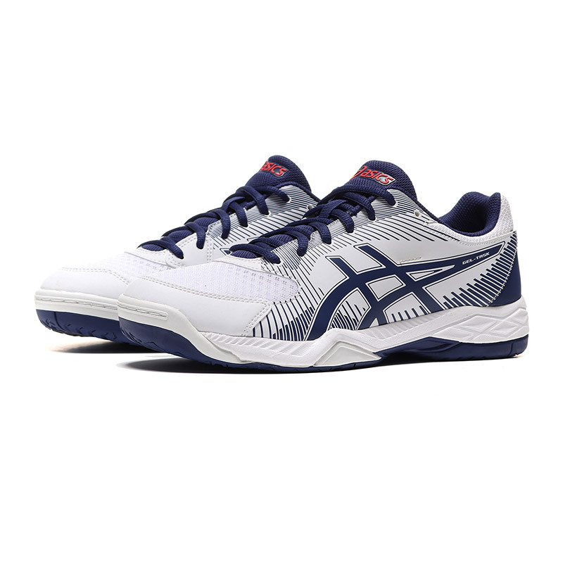 自营asics亚瑟士男子排球鞋缓震geltask运动鞋b704y100b704y100白色