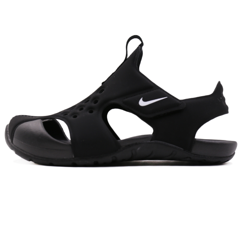 Nike耐克童鞋季男女小童防水包头魔术贴透气沙滩凉鞋943826-001