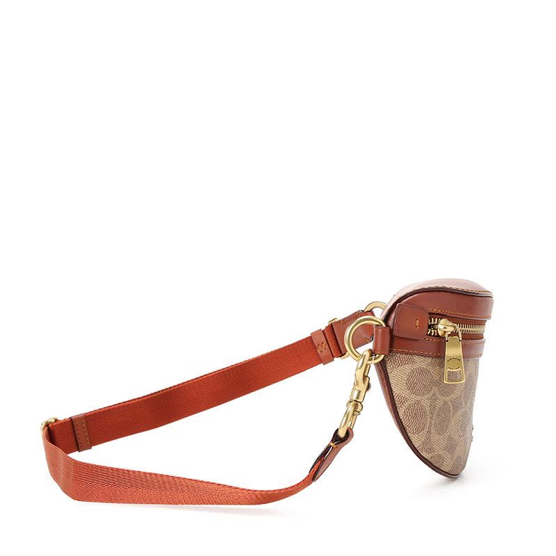 COACH\蔻驰 老花胸包/腰包 单肩斜挎包 字母马车老花图片