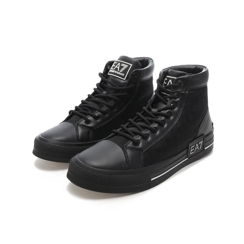 EMPORIO ARMANI EA7 (エンポリオアルマーニ) レザー コントラスト