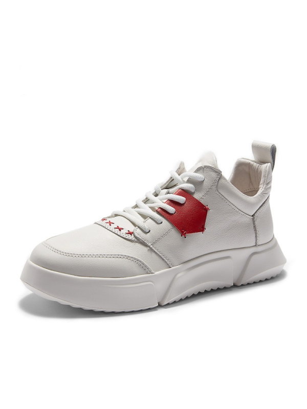 维界新款男鞋韩版潮流时尚休闲鞋个性舒适厚底板鞋潮街拍运动鞋男