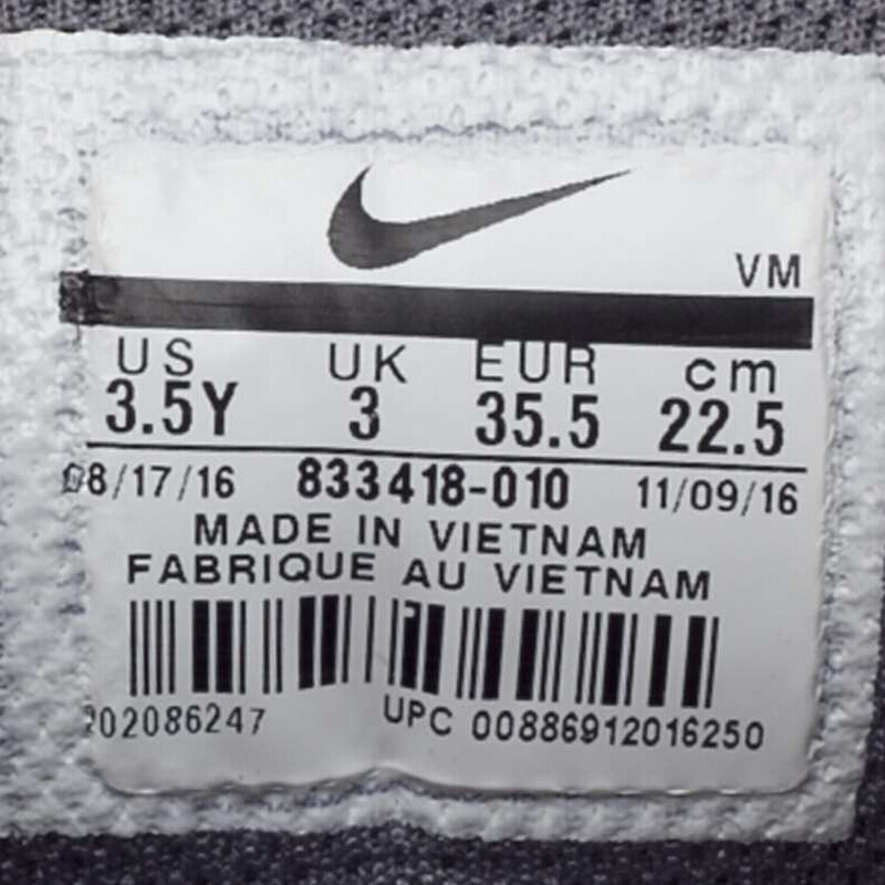 耐克童鞋春AIRMAX90MESH运动休闲复刻鞋833418-010