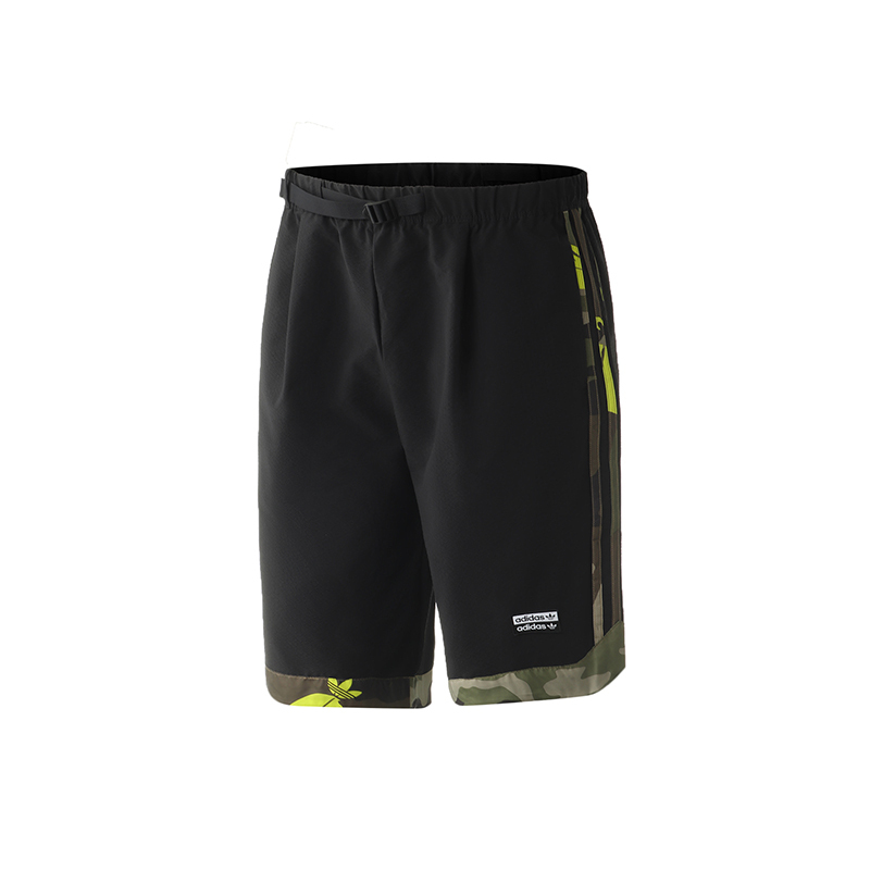 adidas阿迪达斯三叶草男装易烊千玺同款运动裤休闲运动短裤GK5915
