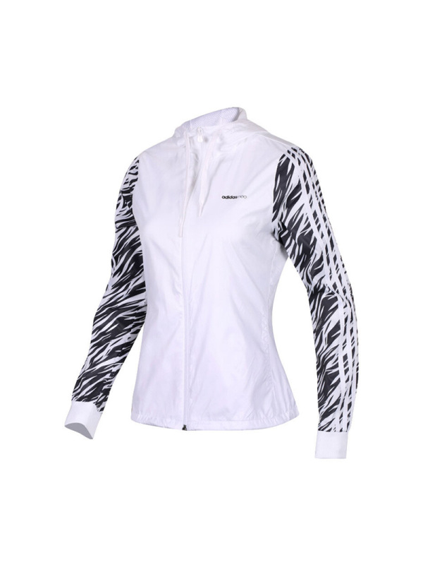 ADIDAS阿迪达斯NEO女装连帽运动梭织夹克防风服CZ1691