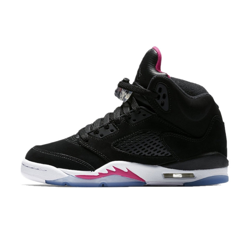 耐克NIKEAIRJORDAN5RETROAJ5乔5女子黑粉篮球鞋-44089