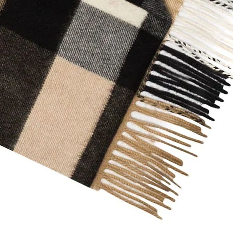 预订BURBERRY\博柏利 格纹羊绒围巾 36*200CM图片