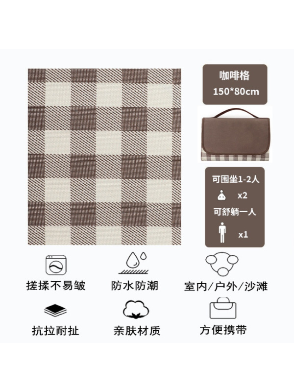 Ceba春游防潮垫野餐布户外便携防水草野炊地垫子郊游加厚ins风