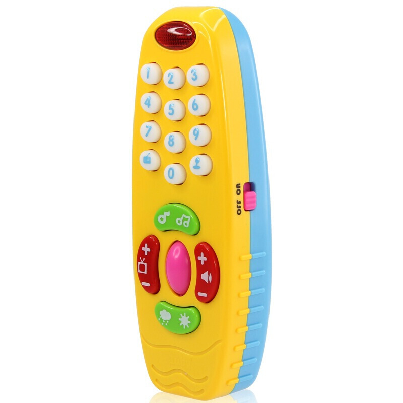澳贝auby正品玩具学习遥控器启智早教婴幼儿童中英双语认字玩具463479
