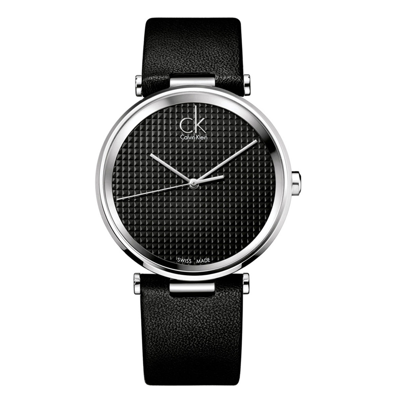 ck卡文克莱男表无刻度三针石英表k1s21102