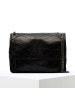 预售 圣罗兰YSL NIKI 口盖包中号 字母LOGO光面皮 褶皱皮 女士单肩包498894金链银链