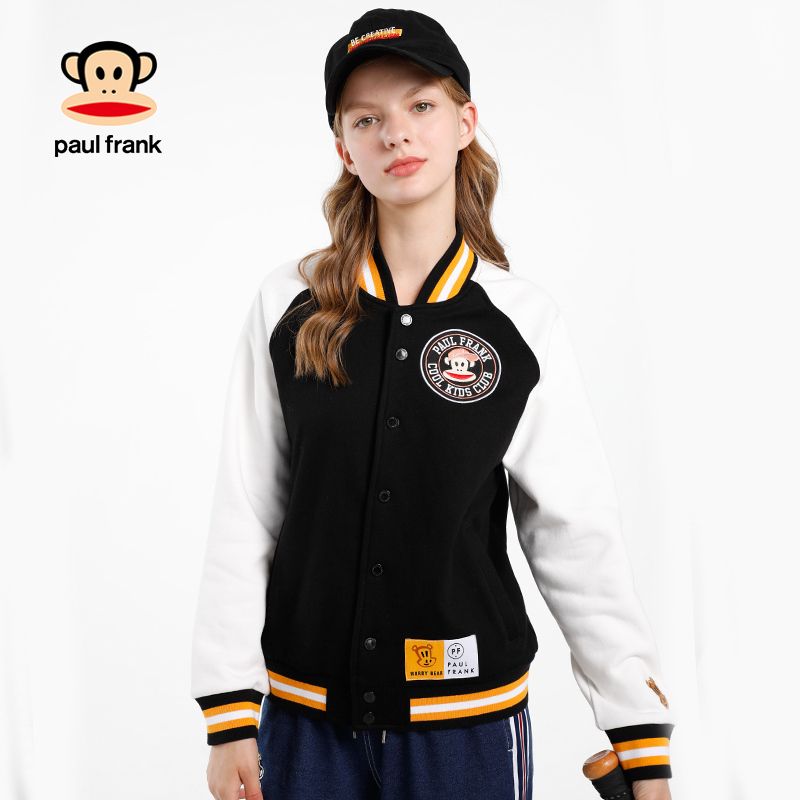 paulfrank大嘴猴外套女新款初秋棒球服港风女装上衣宽松
