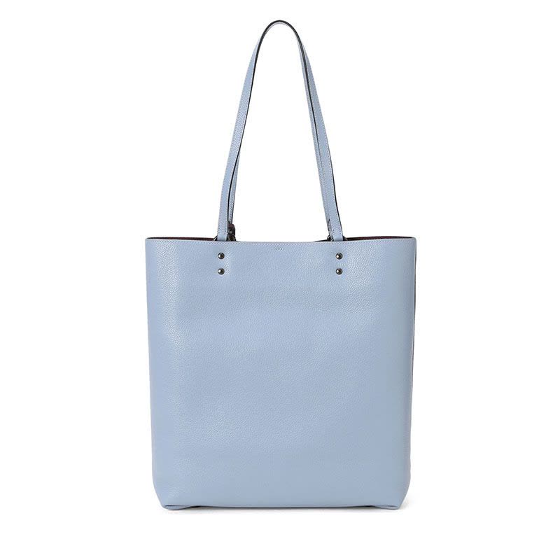COACH\蔻驰 购物袋 C挂坠粒面皮 单肩包 35*38*11CM图片