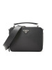 预订PRADA Brique 双拉链手提单肩包 2VH069 000 22*16*6CM