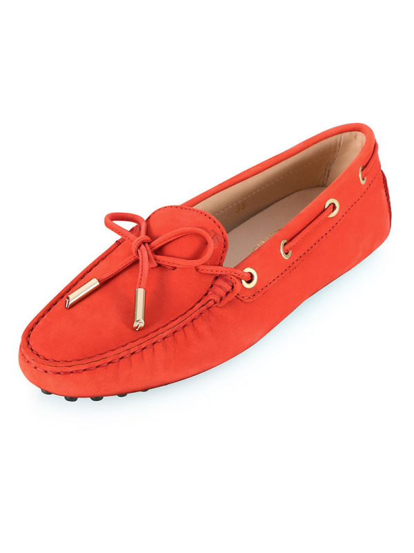 TODS/托德斯 女士GOMMA蝴蝶结经典豆豆鞋 XXW0LU05030