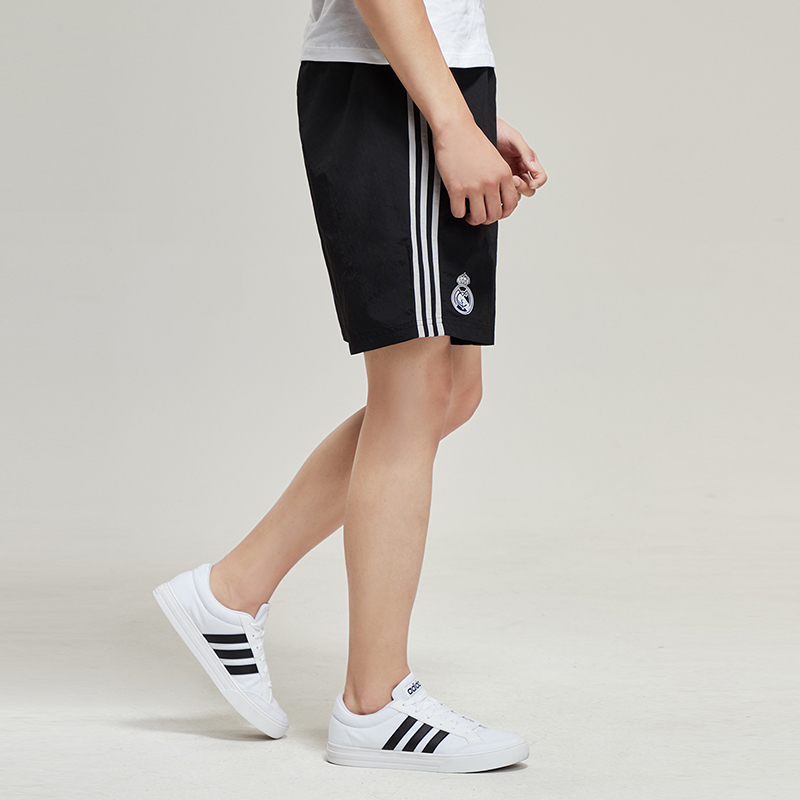 阿迪达斯男服装运动短裤皇马训练运动足球服装DP5187