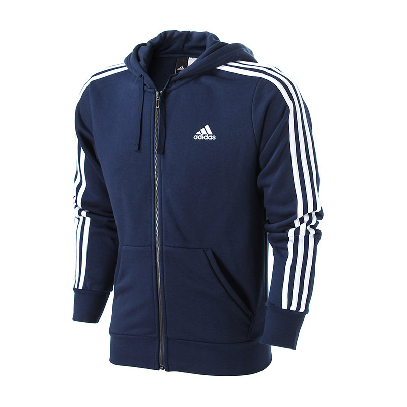 adidas阿迪达斯男装夹克中长款常规款运动服S98786 S 蓝色