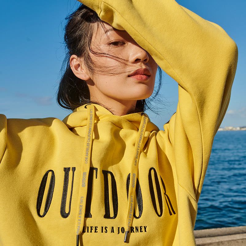 （OUTDOORPRODUCTS）运动户外女式运动潮流连帽套头休闲卫衣女OFWY1942005图片