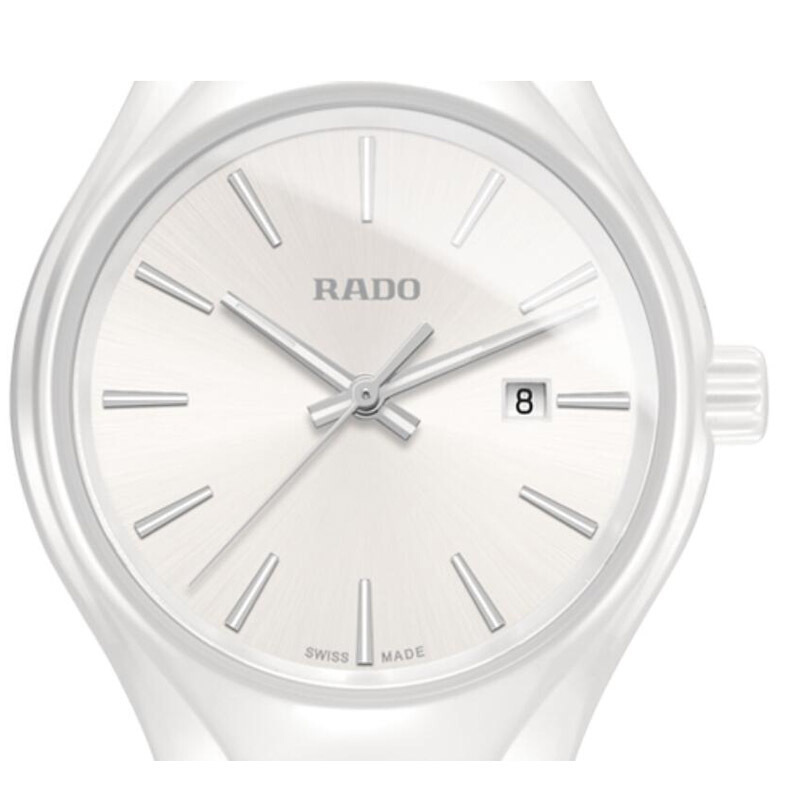 雷达(RADO)瑞士手表真系列时尚休闲简约商务石英女士手表R27061012