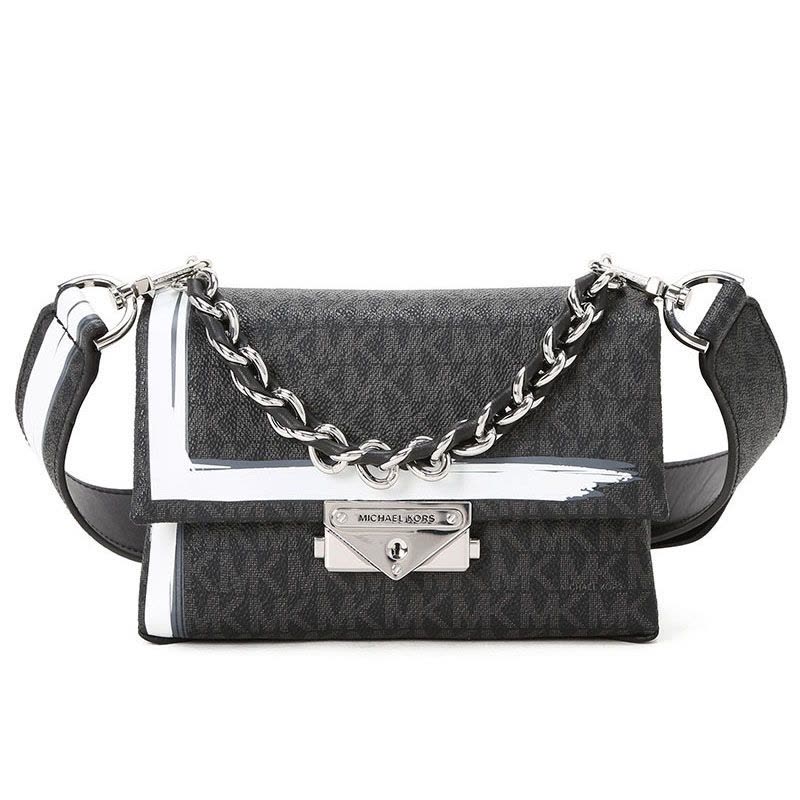 MICHAEL KORS 迈克科尔斯 MKLOGO斜挎包 单肩包32S0S0EC0B 银扣图片