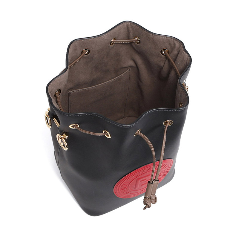 fendi女士montresor系列牛皮单肩斜挎水桶包8bt298a5dz