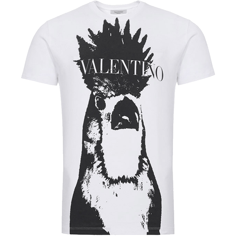valentino华伦天奴男士棉质圆领短袖t恤rv3mg00pggq