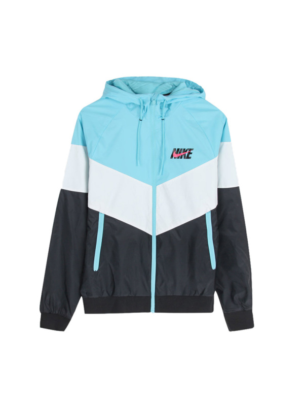 NIKE耐克春季男子风行者运动服连帽针织夹克AJ1397-413