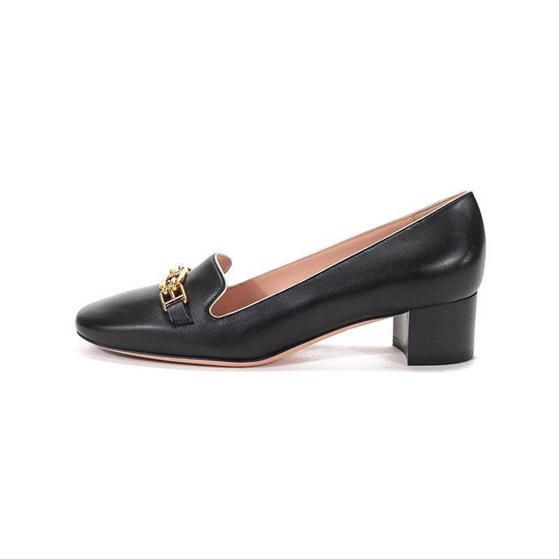BALLY 巴利 女士 羊皮单鞋乐福鞋中跟鞋 DIELLE 45