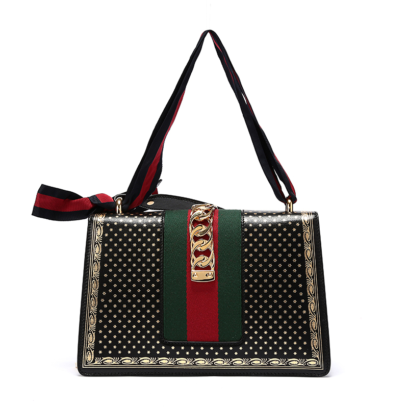 GUCCI 古驰 女士Sylvie系列皮革单肩包 421882 0KLLG