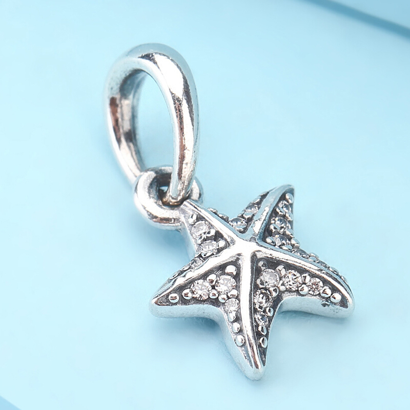 pandora潘多拉热带海星925银女士吊坠390403cz