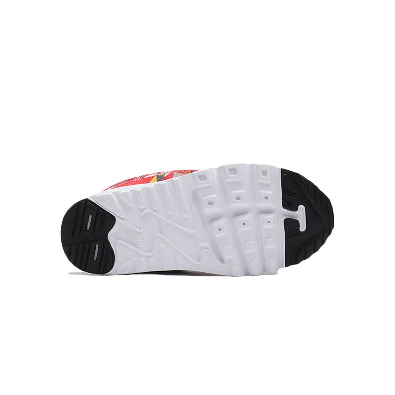 耐克男小童休闲鞋春季AIR MAX气垫时尚跑步运动鞋BV6663 BV6663-617深红色+金属金+黑