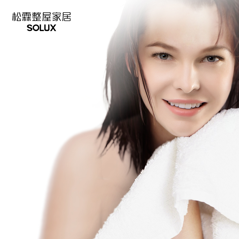 松霖SOLUX 长绒棉柔软运动全棉毛巾
