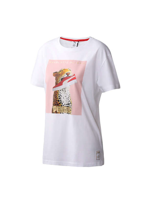 PUMA黑标女装 CO Tee运动服休闲短袖T恤596763