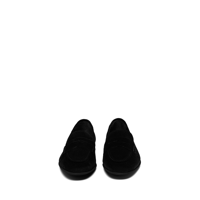 BALLY/巴利 女士黑色麂皮便鞋 6221157