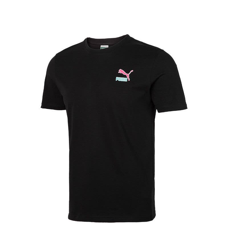 PUMA彪马男装短袖时尚涂鸦嘻哈Logo运动服体恤休闲圆领透气全棉T恤579124图片