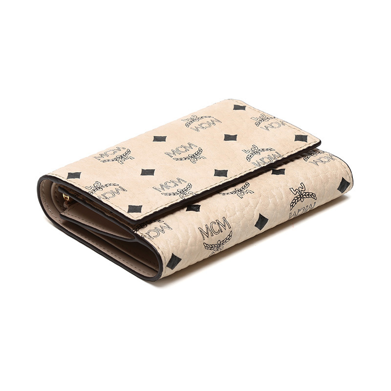 MCM 女士Original Visetos系列涂层帆布钱包钱夹 MYS8SVI83