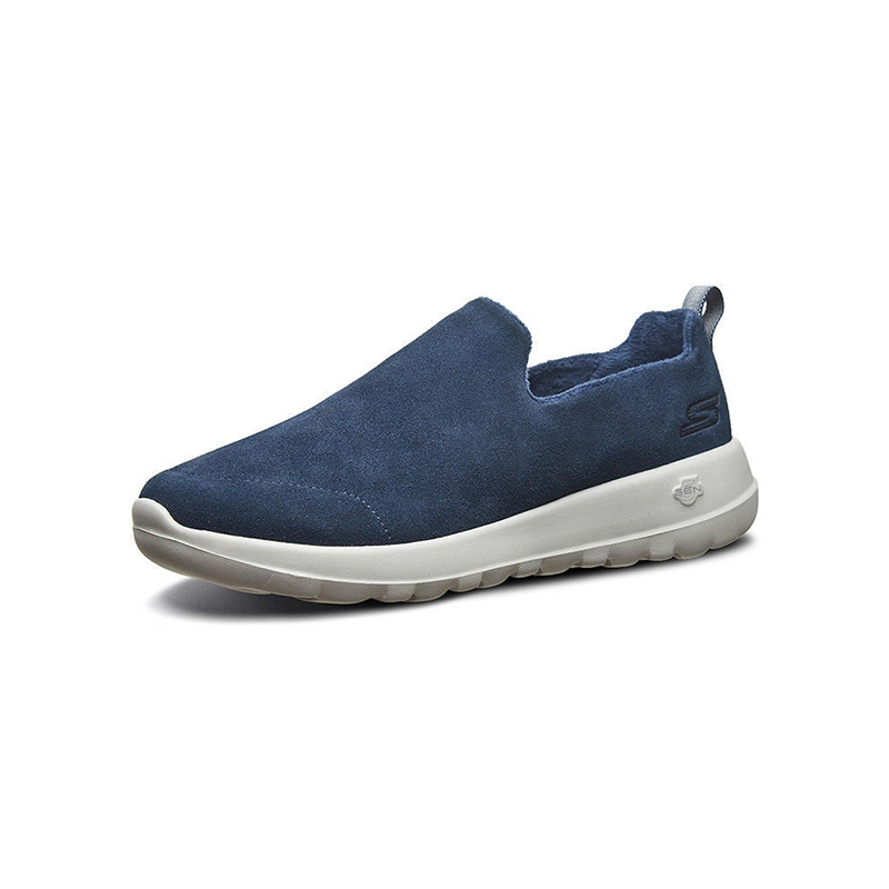 Skechers斯凯奇GOWALK男士健步鞋一脚蹬低帮保暖绒里休闲鞋54634