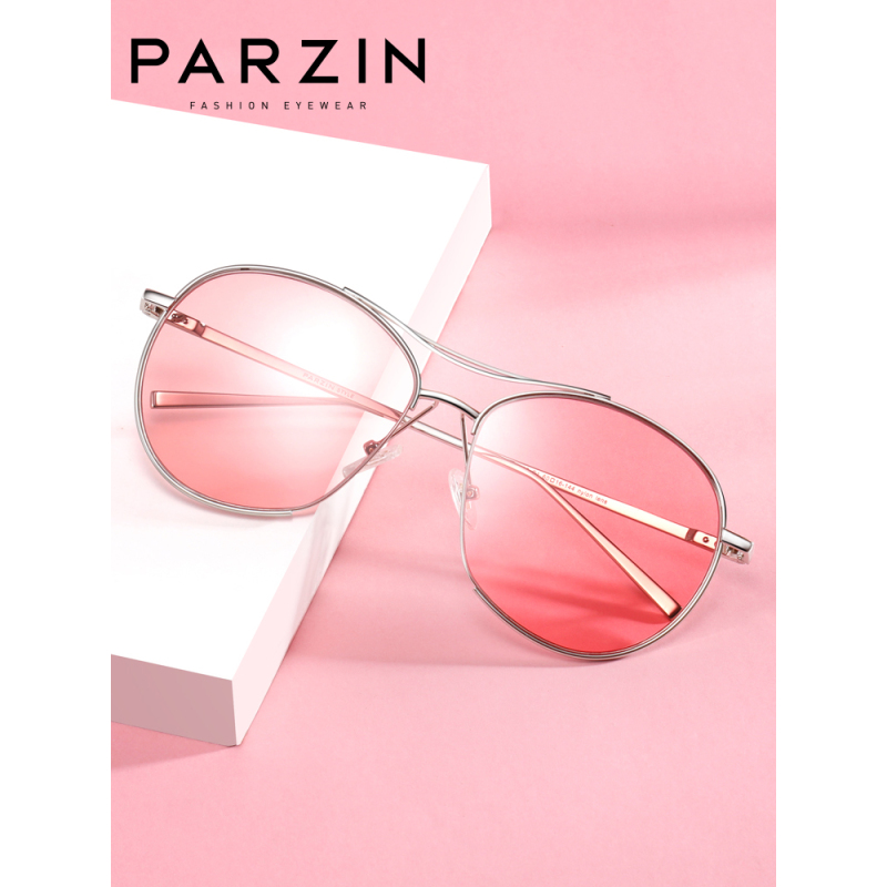 帕森(PARZIN) 太阳镜 女士迷幻复古个性全框眼镜潮墨镜驾驶镜 9768