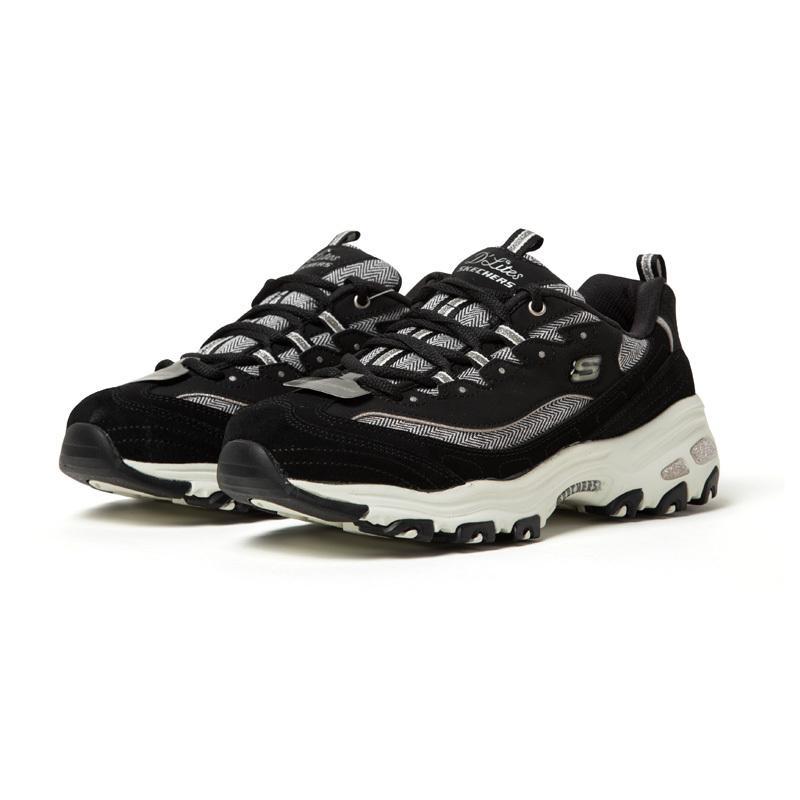 斯凯奇Skechers 女士 运动鞋 D’lites系列 复古熊猫鞋 休闲鞋 66666117
