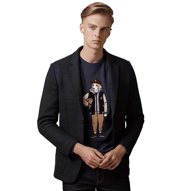 服装鞋帽>男装>男士西服>哈吉斯(hazzys)>哈吉斯(hazzys)男士西服>