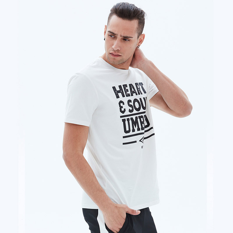 自营茵宝umbro男装短袖t恤运动服运动休闲uo182ap2515001